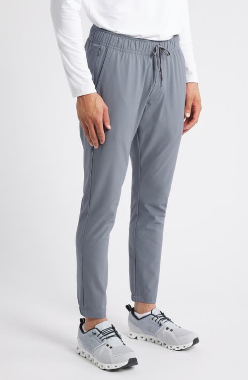 Travismathew 2.0 Travel Pants In Grey Pinstripe