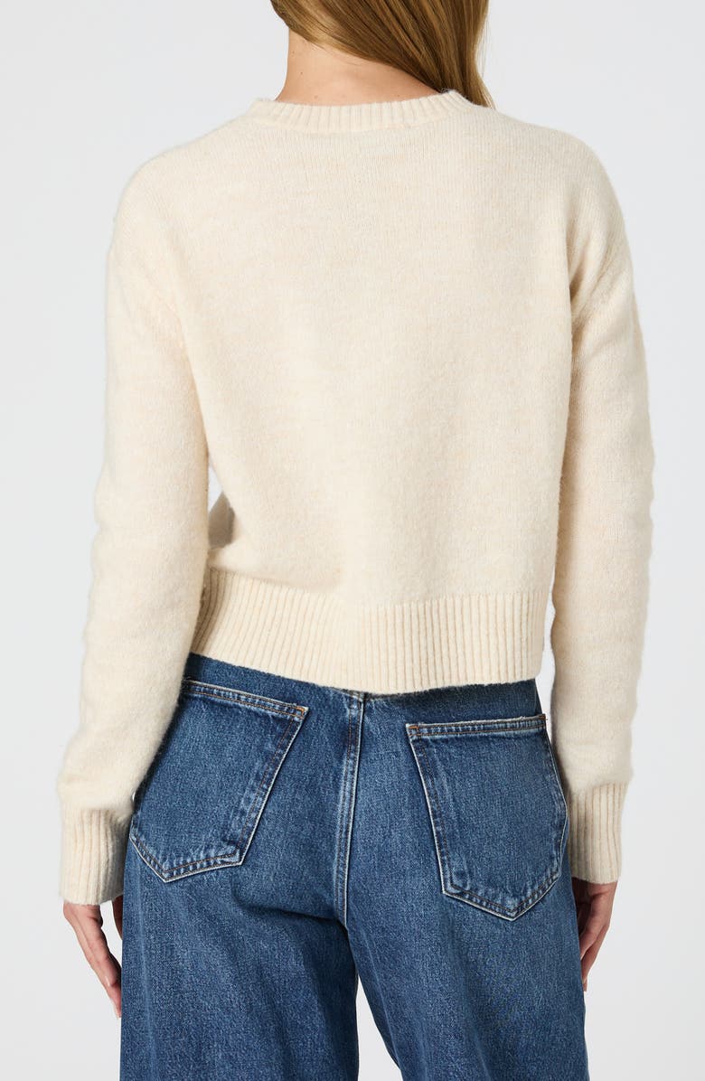 French Connection Kesia Crewneck Sweater, Alternate, color, Light Oatmeal Melange