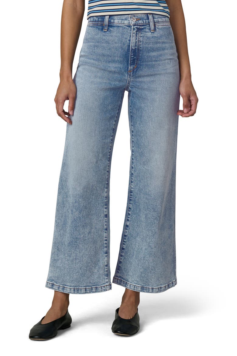 The Mia Welt Pocket High Waist Ankle Wide Leg Jeans, Main, color, VERNAL