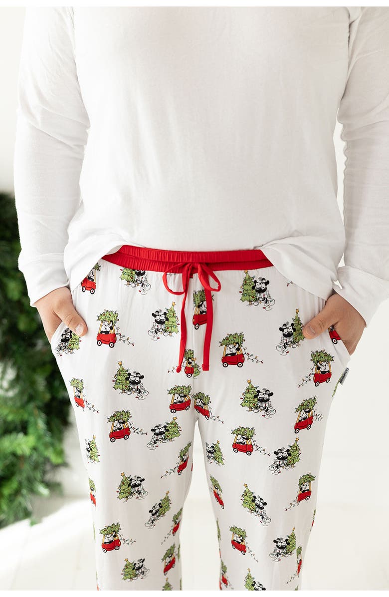 Charlie Lou Baby<sup>®</sup> Men's Steamboat Willie Christmas Pajama Pants, Alternate, color, White