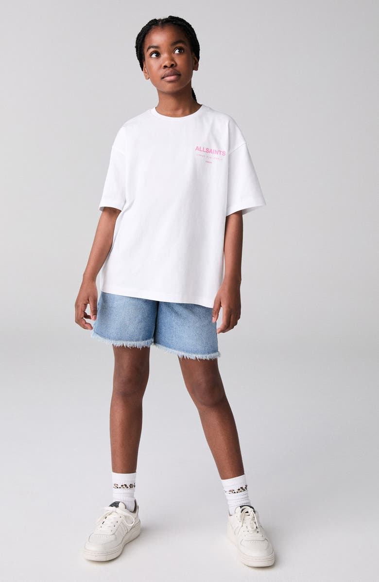 smALLSAINTS by ALLSAINTS Kids' Underground Oversize Cotton Graphic T-Shirt, Alternate, color, 