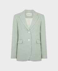 Really Wild Clothing Egerton Cotton Silk Blend Houndstooth Jacket