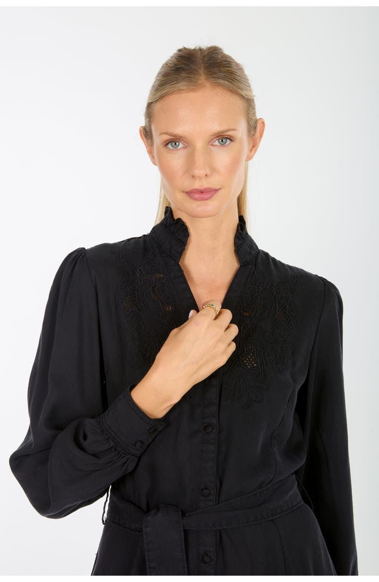 Super Natural by Secret Mission Kennedy Midi Dress, Alternate, color, Black