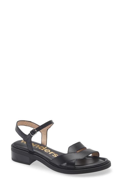 Ankle Strap Slide Sandal (Women)