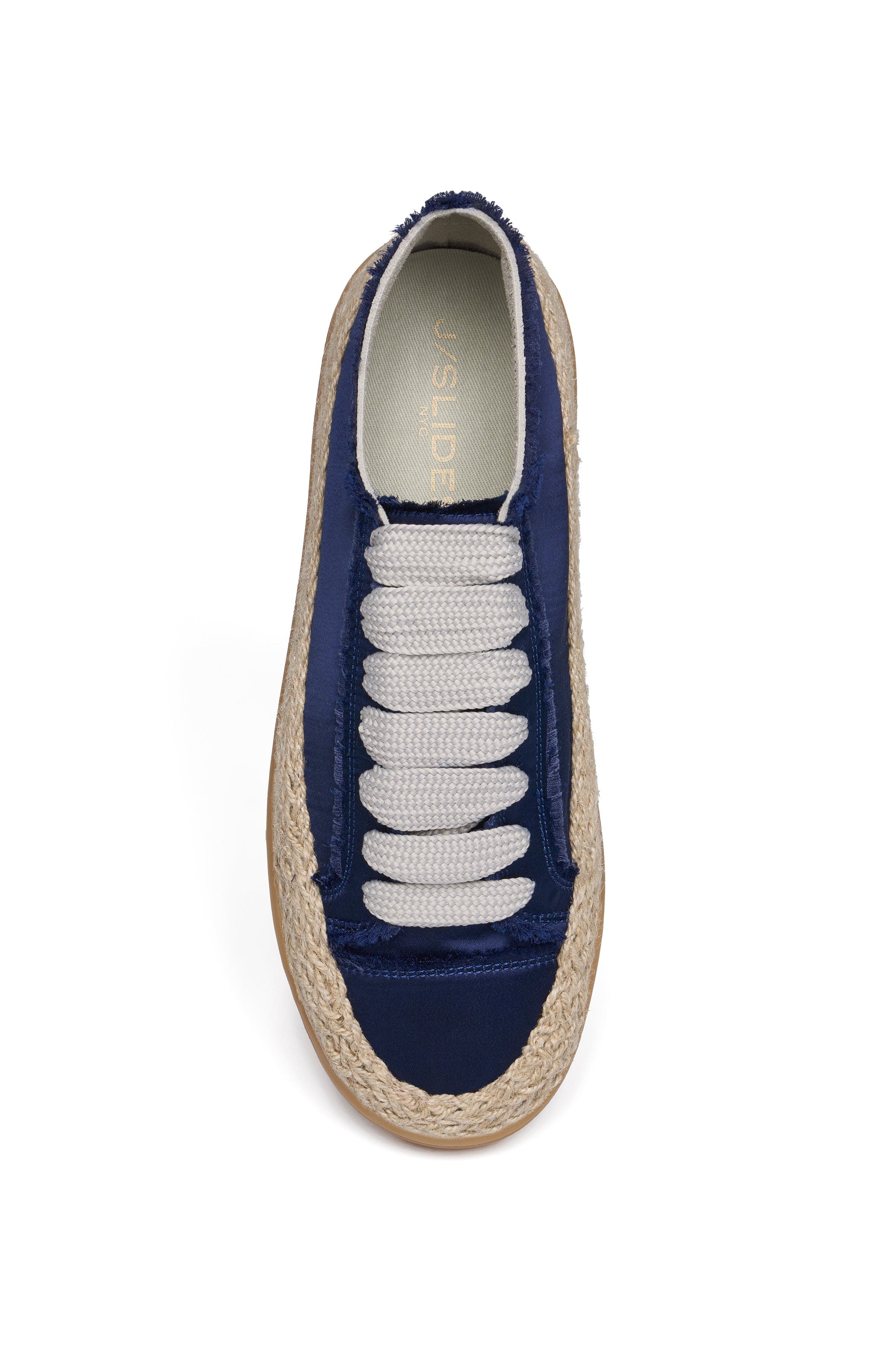 Henlen Satin Mule Sneaker, Alternate, color, Navy