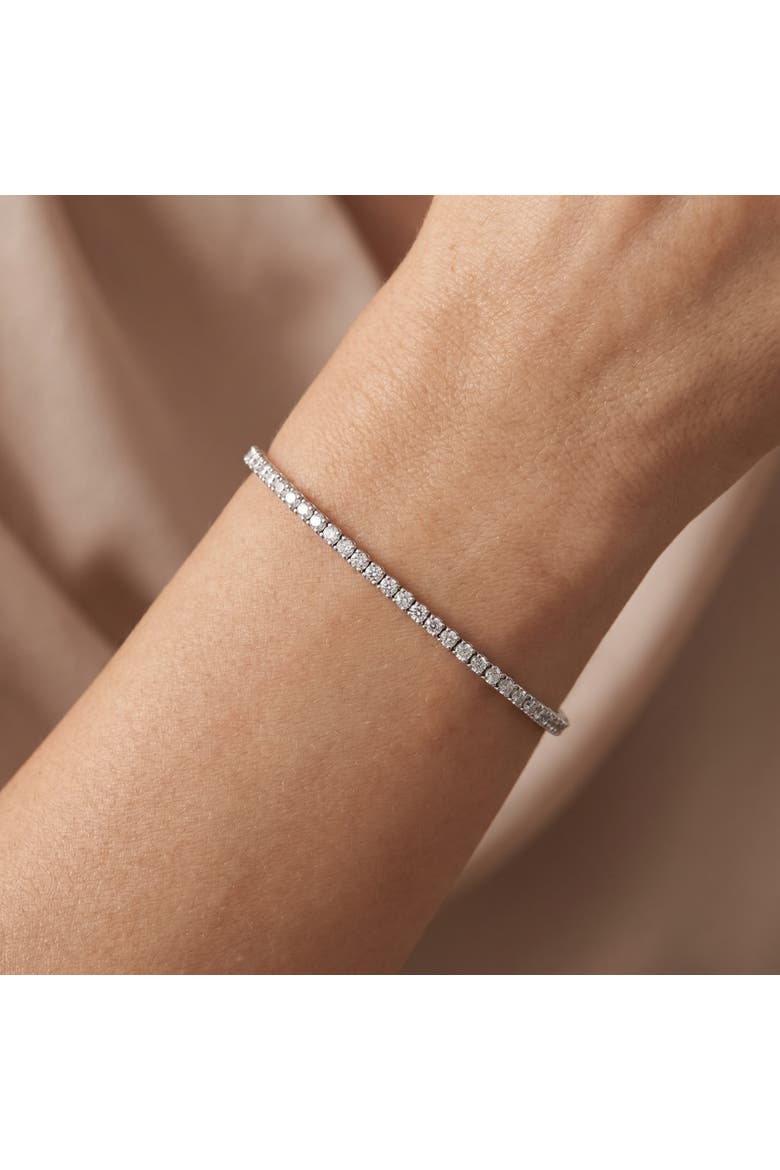 2ct Lab Grown Diamond Tennis Bracelet 14K Gold 7", Alternate, color, 14k White Gold