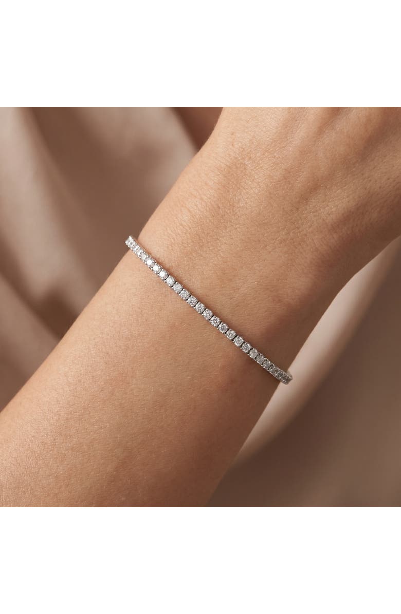 Bliss Diamond 2 cttw Lab Grown Diamond Tennis Bracelet 14 KT Gold 7", Alternate, color, 14K White Gold