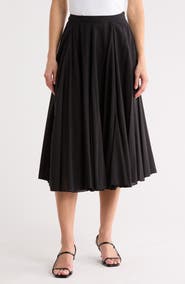 Joie Flared Godet Midi Skirt