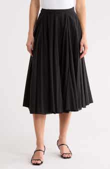 Joie Flared Godet Midi Skirt