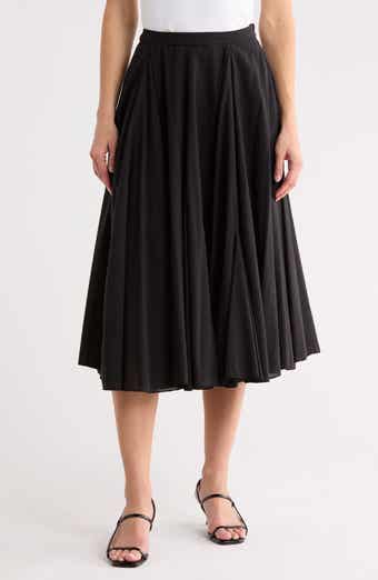 Joie Flared Godet Midi Skirt
