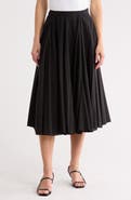 Joie Flared Godet Midi Skirt
