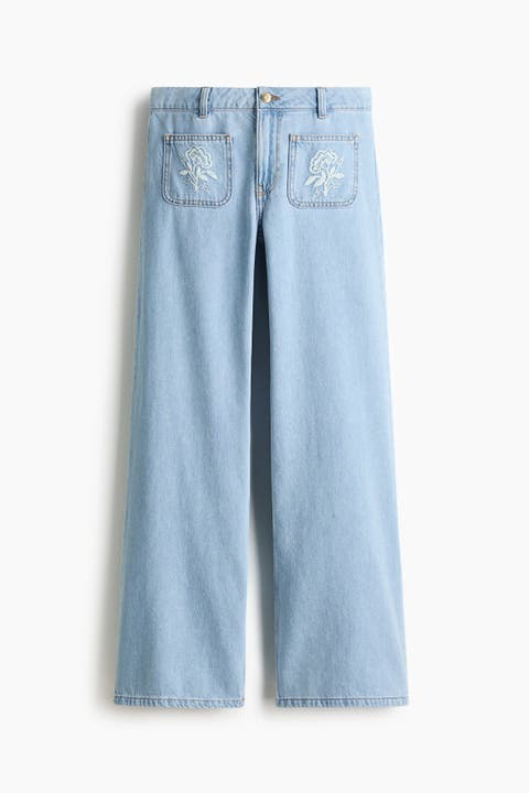 Wide Regular Waist Jeans