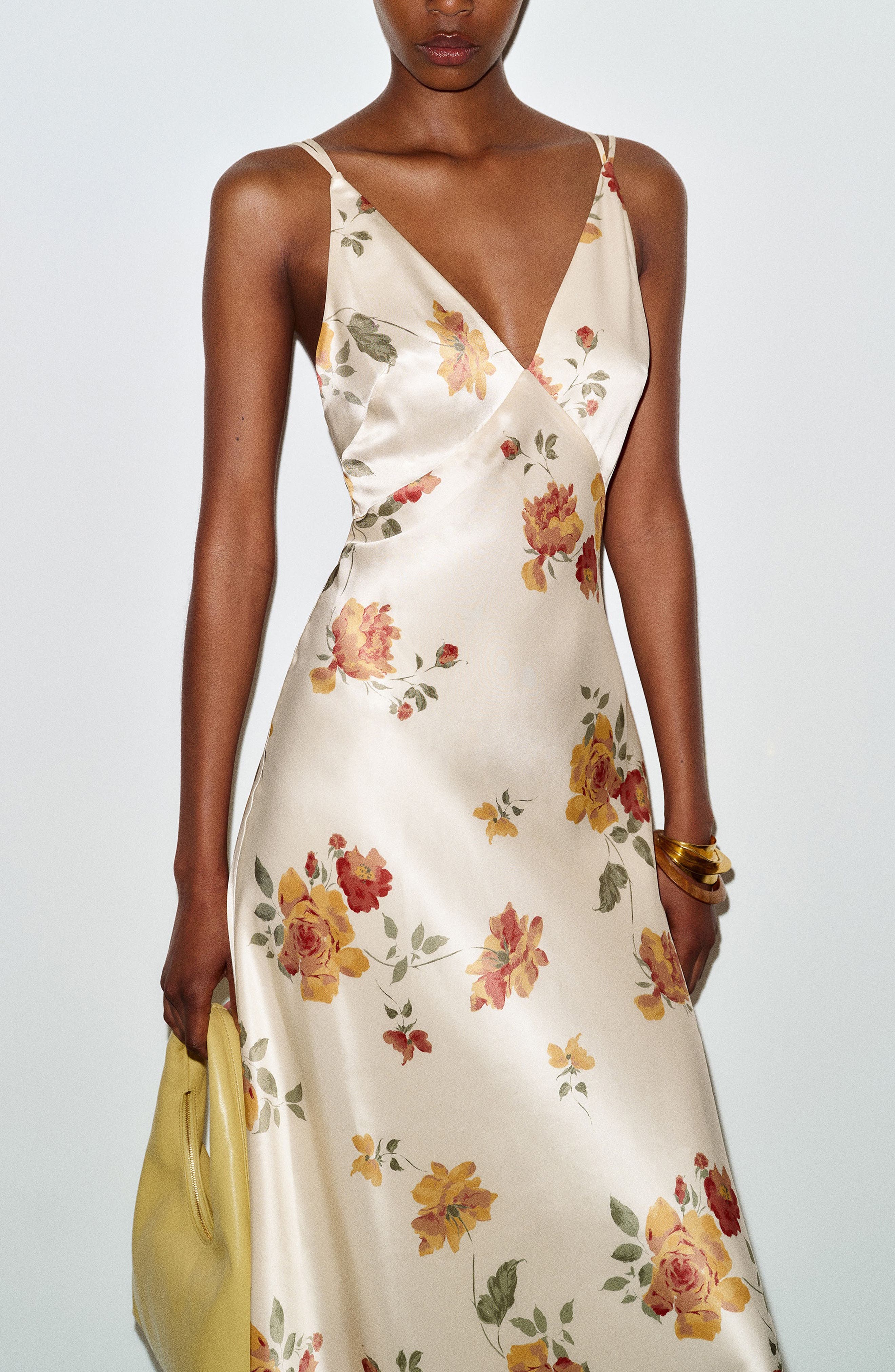 Reformation Anaya Floral Silk Dress (Women) | Nordstromrack