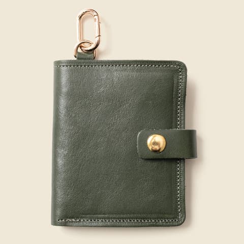 Wallet with Snap and Key Ring