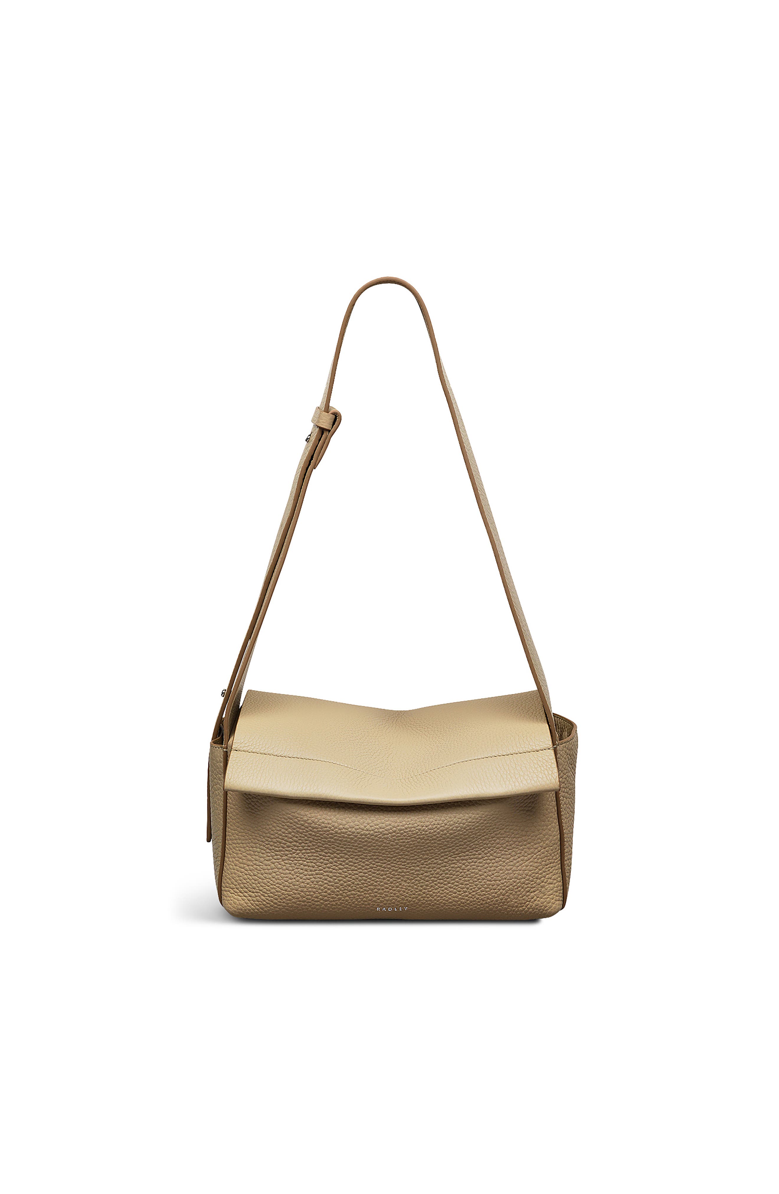 Radley De Beauvoir Medium Ziptop Shoulder Bag, Main, color, Stone