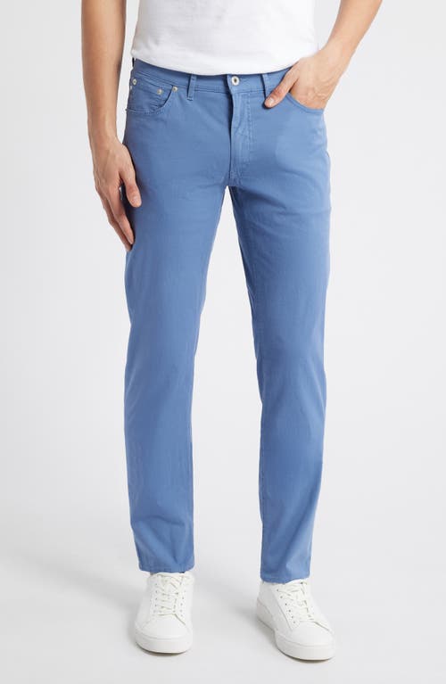 Brax Chuck Modern Fit Marathon Cotton Stretch Twill Pants in Storm 