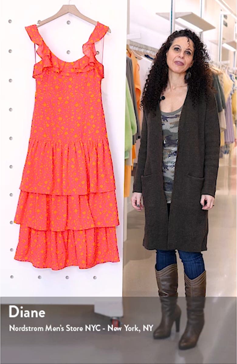 Janie Floral Tiered Dress, sales video thumbnail