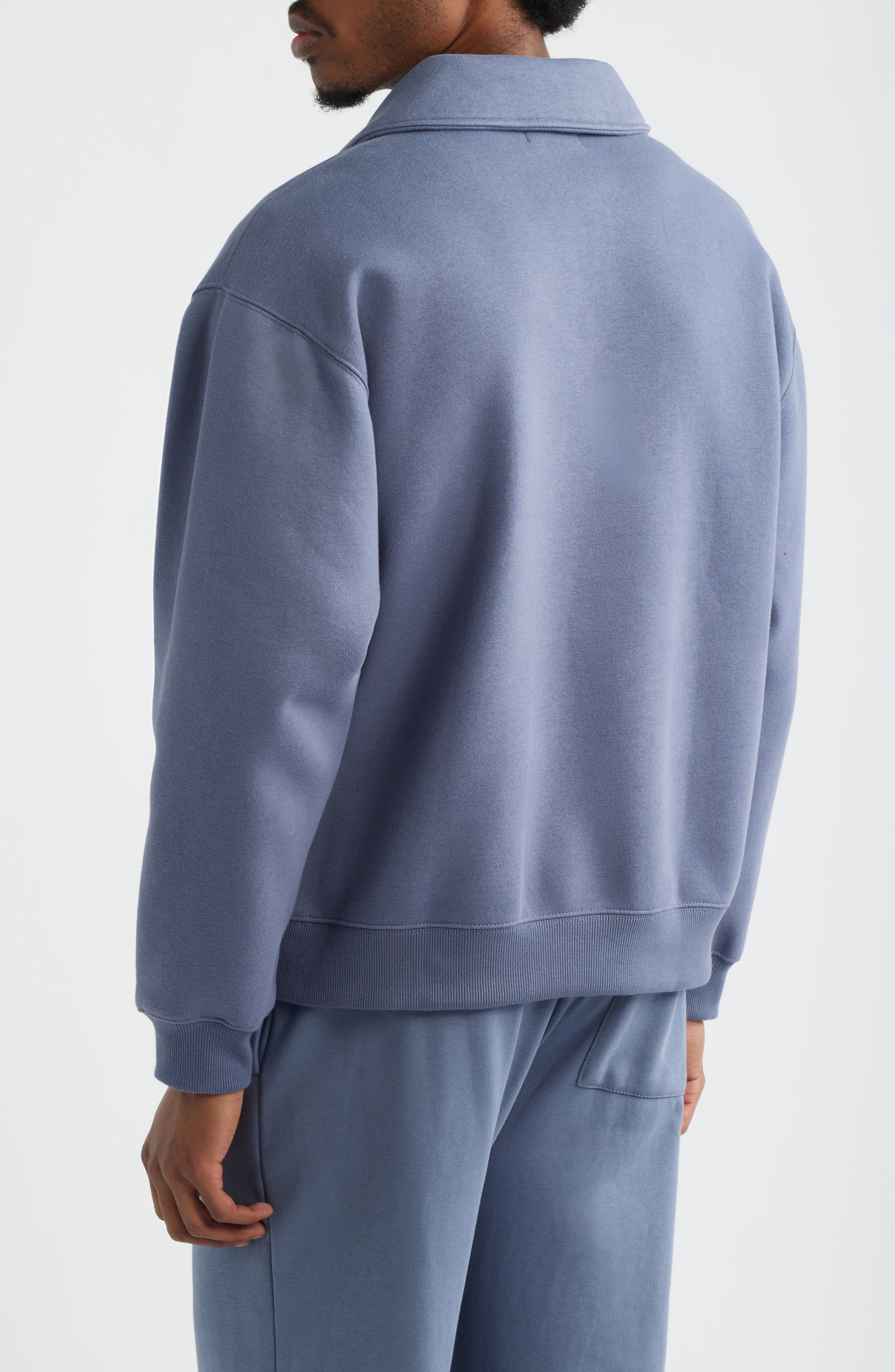 Polo Collar Cotton Blend Sweatshirt - image 4