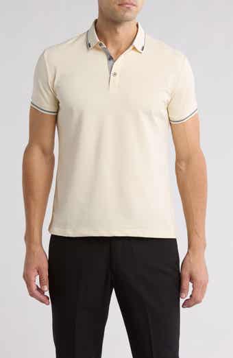 T.R. PREMIUM Tipped Short Sleeve Stretch Cotton Polo