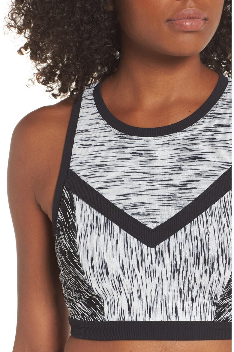 Static Sports Bra, Alternate, color, BLACK ONYX