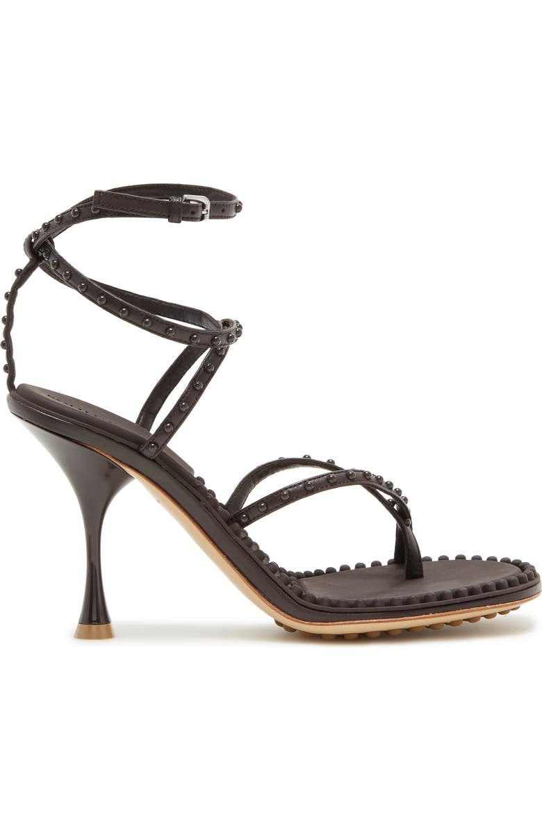 Bottega Veneta Studded Wrap Ankle Sandal, Alternate, color,