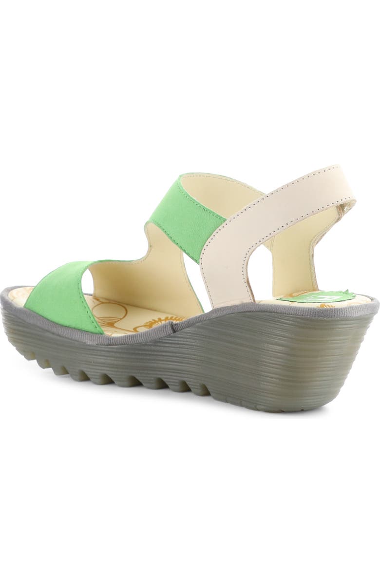 Fly London Yox Slingback Platform Wedge Sandal, Alternate, color, Pistachio