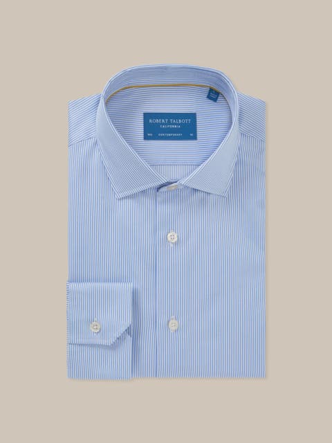 Reynolds Mini Stripe Twill Classic Fit Shirt