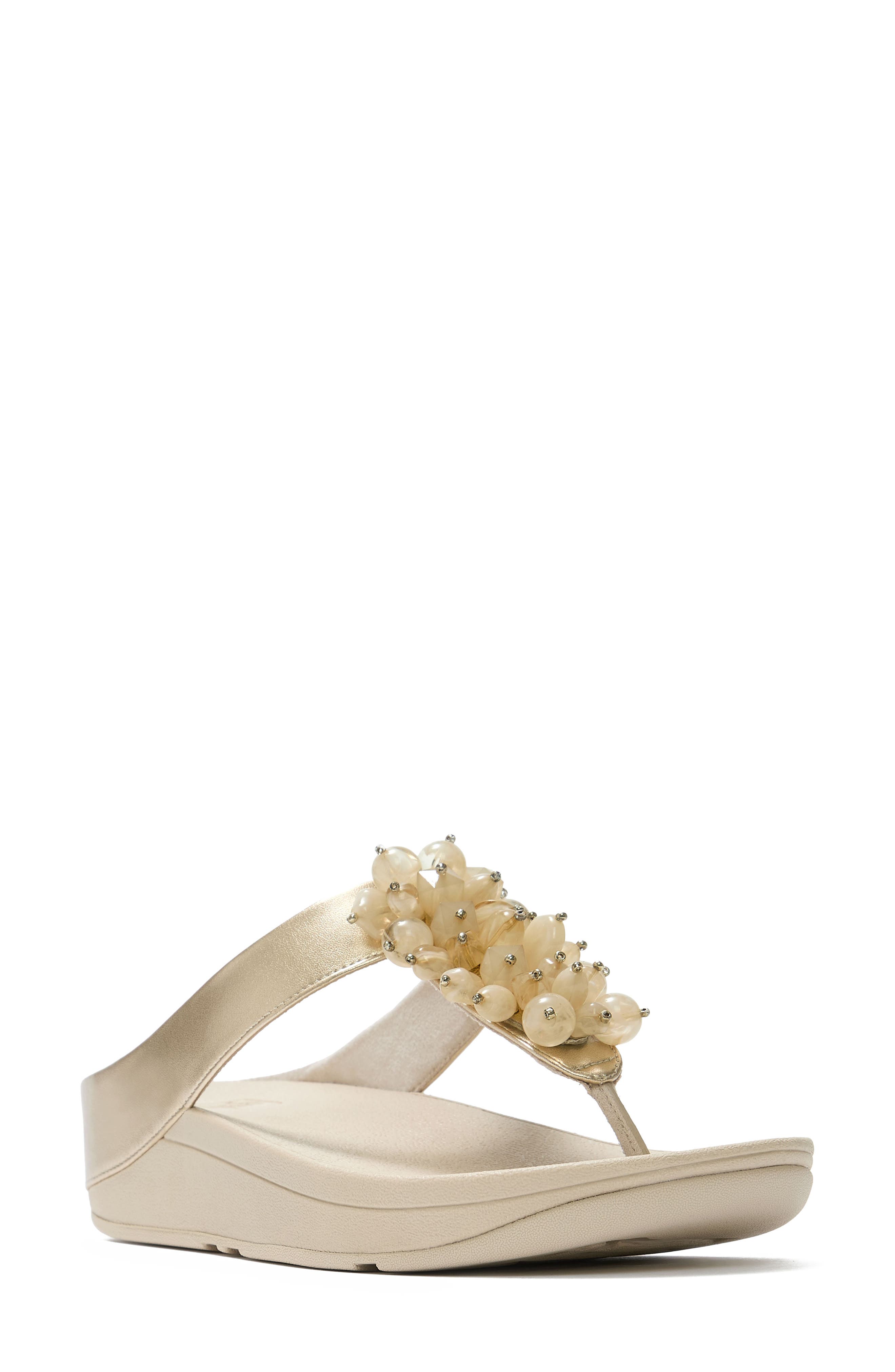 Fino Bead Cluster Flip Flop