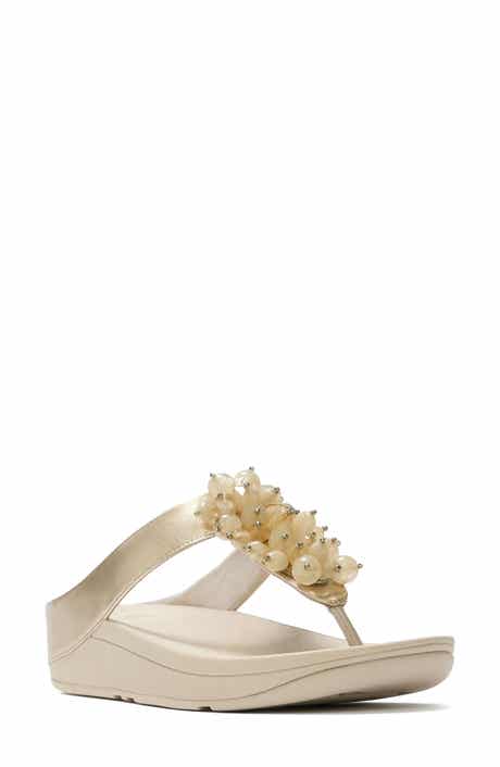 Fino Bead Cluster Flip Flop