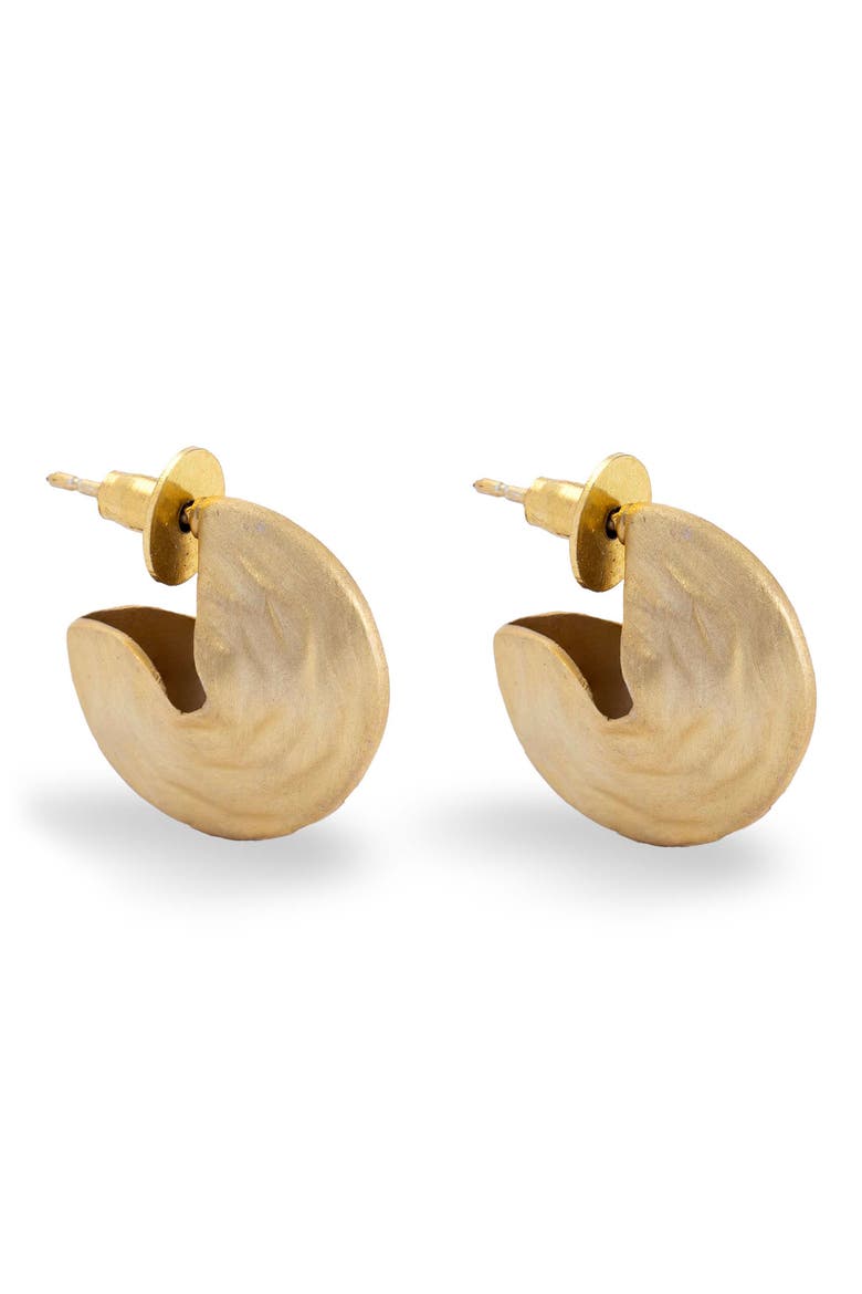 Soha Earrings, Main, color, GOLD