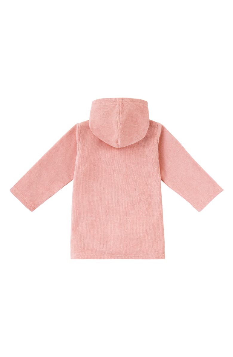 UV Skinz Hooded Terry Beach Cover-Up, Alternate, color, Dusty Pink