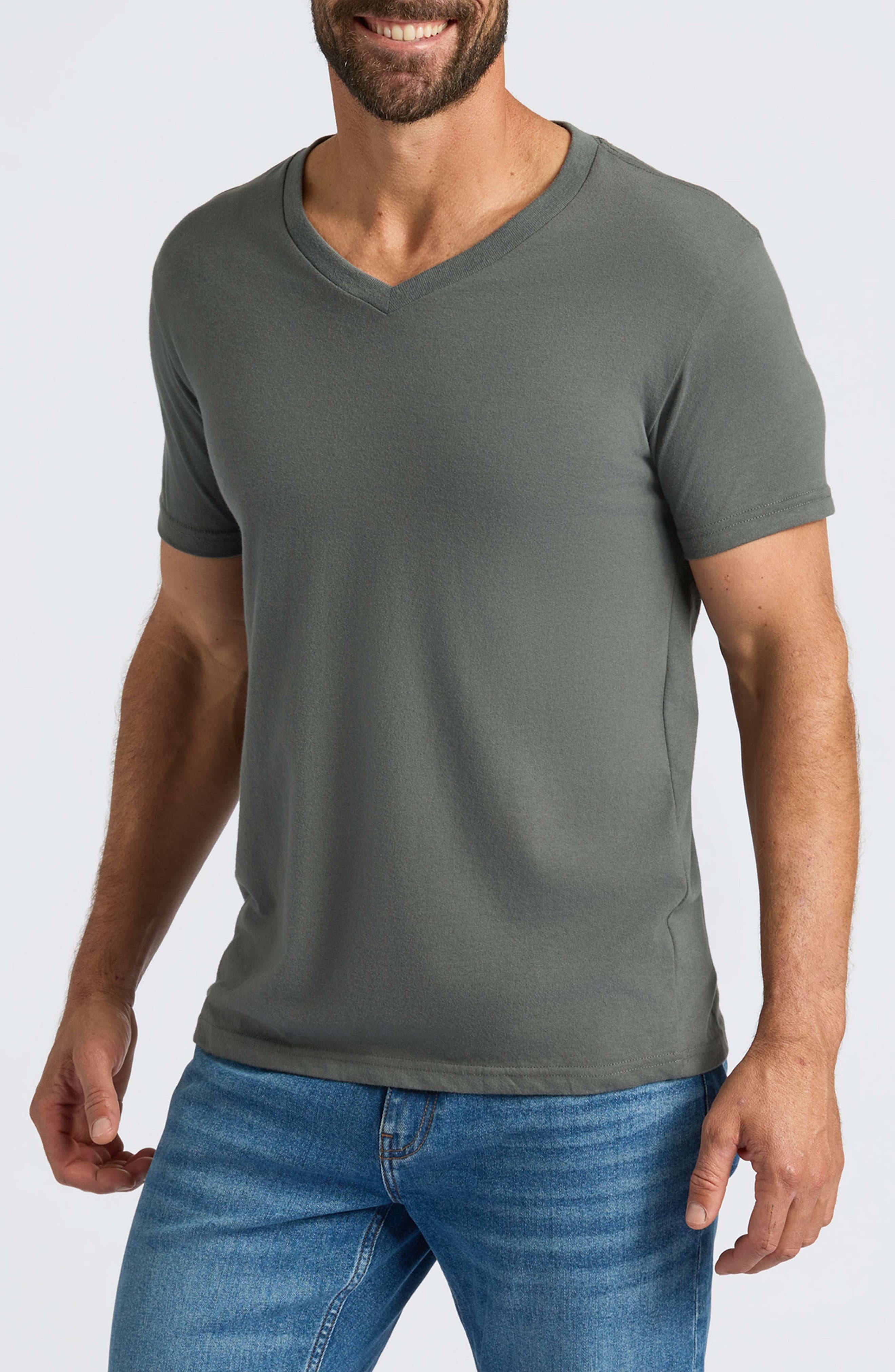 True Classic Short Sleeve V-Neck T-Shirt