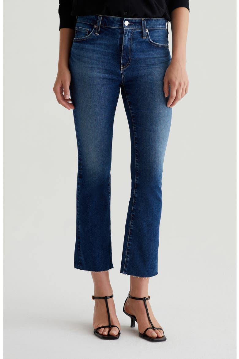 Farrah Mid Rise Crop Bootcut Jeans, Main, color, FORGOTTEN