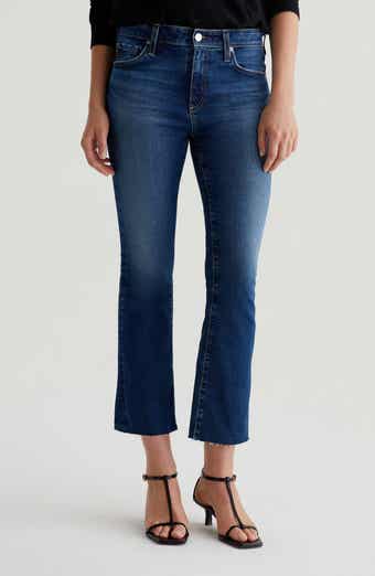 AG Farrah Mid Rise Crop Bootcut Jeans