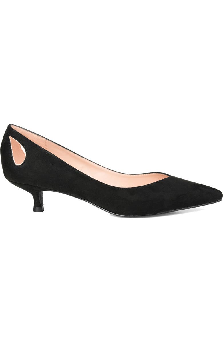 Journee Collection JOURNEE Goldie Kitten Heel Pump, Alternate, color,