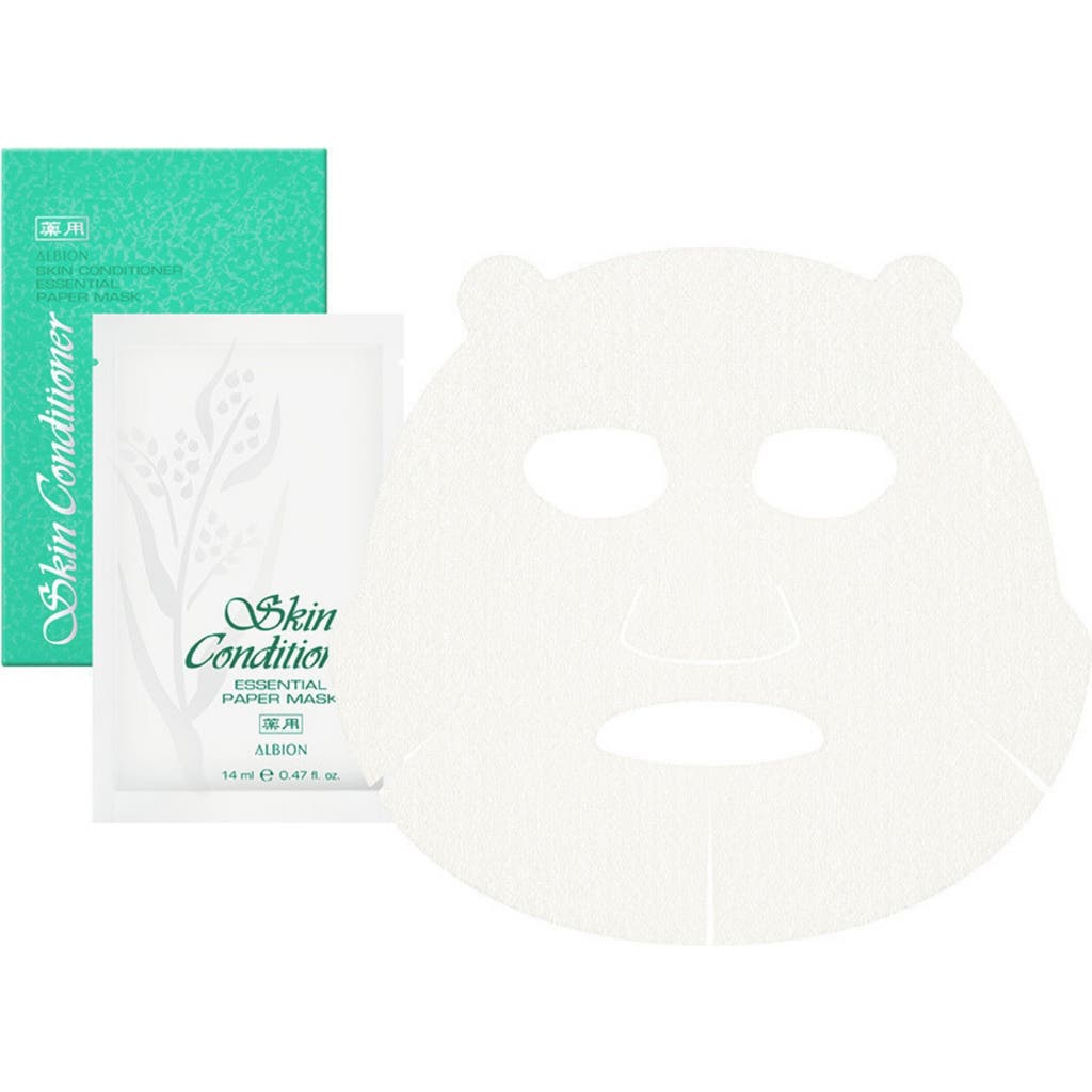 Albion Skin Conditioner Essential Paper Mask In White