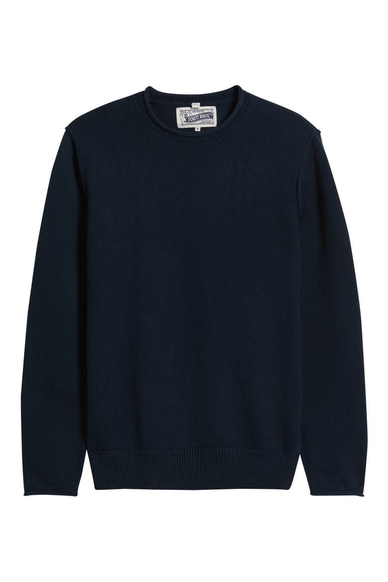 Lightweight Cotton Sweater, Alternate, color, NAVY