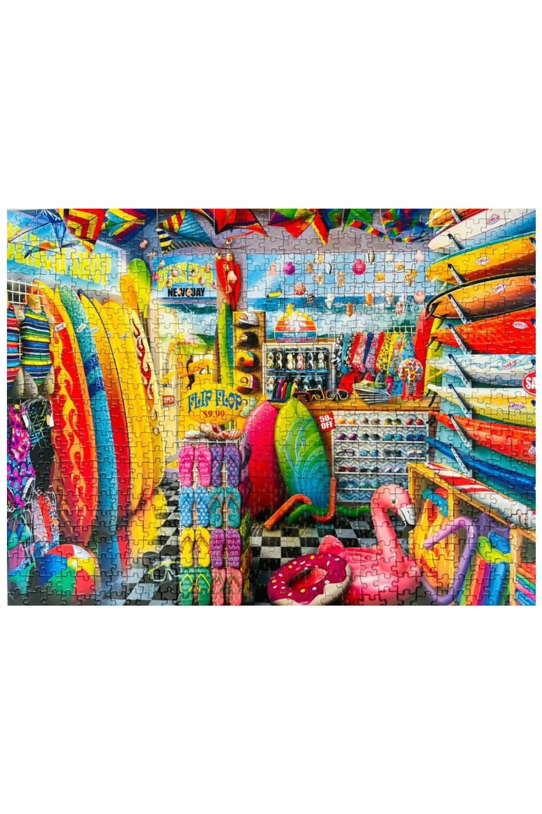 Beach Side Gear 750 Piece Jigsaw Puzzle, Alternate, color, Multicolor