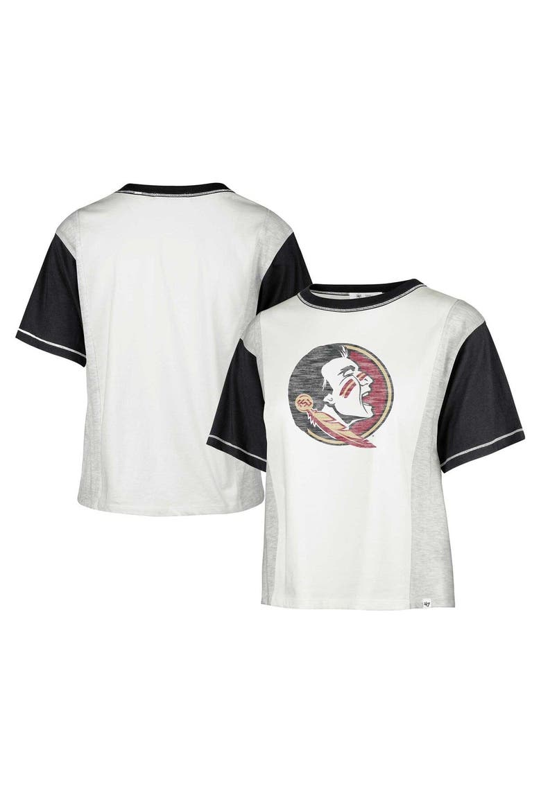 Woman's '47 White Florida State Seminoles Premier Tilda Tee, Main, color, White