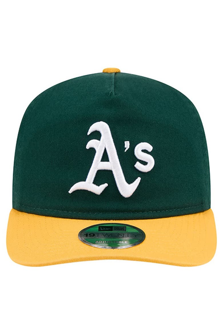 Men's New Era  Green Athletics Team 19TWENTY Adjustable Hat, Alternate, color, Green