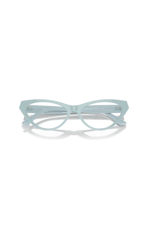 Jimmy Choo 55mm Cat Eye Optical Glasses In Blue