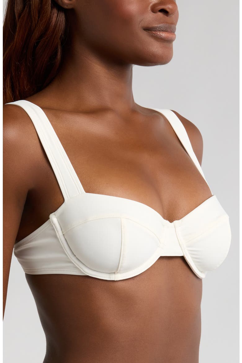 The Lilo Underwire Bikini Top, Alternate, color, BRULE