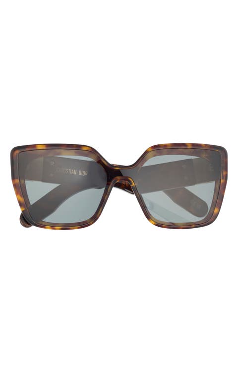 Lady 95.22 S2I 57mm Square Butterfly Sunglasses