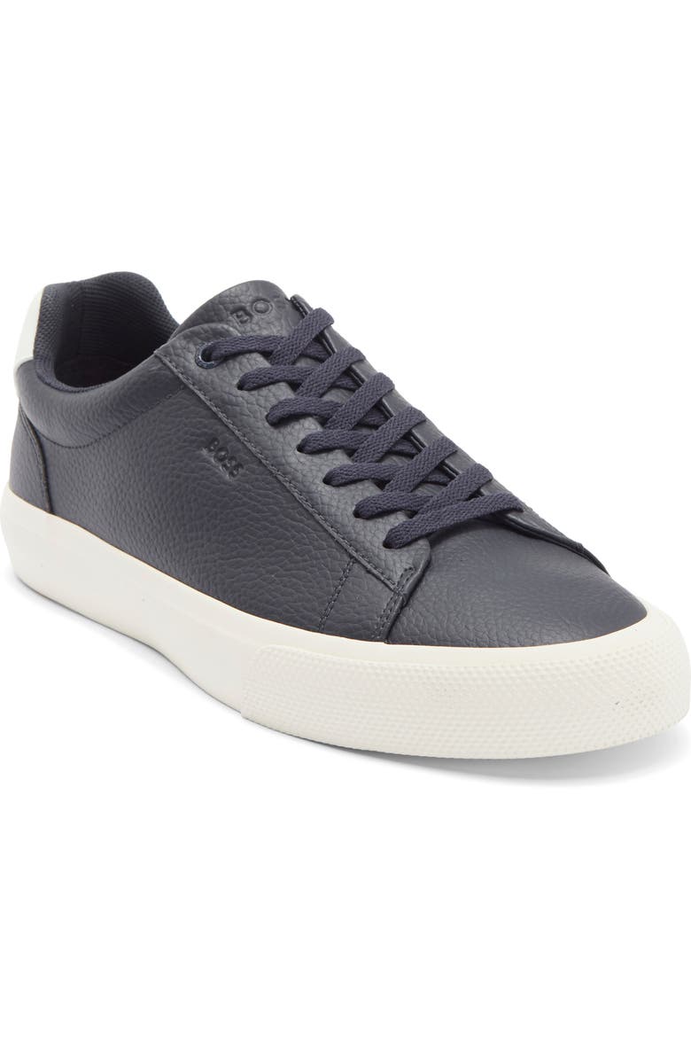 BOSS Aiden Tenn Sneaker, Main, color, Dark Blue