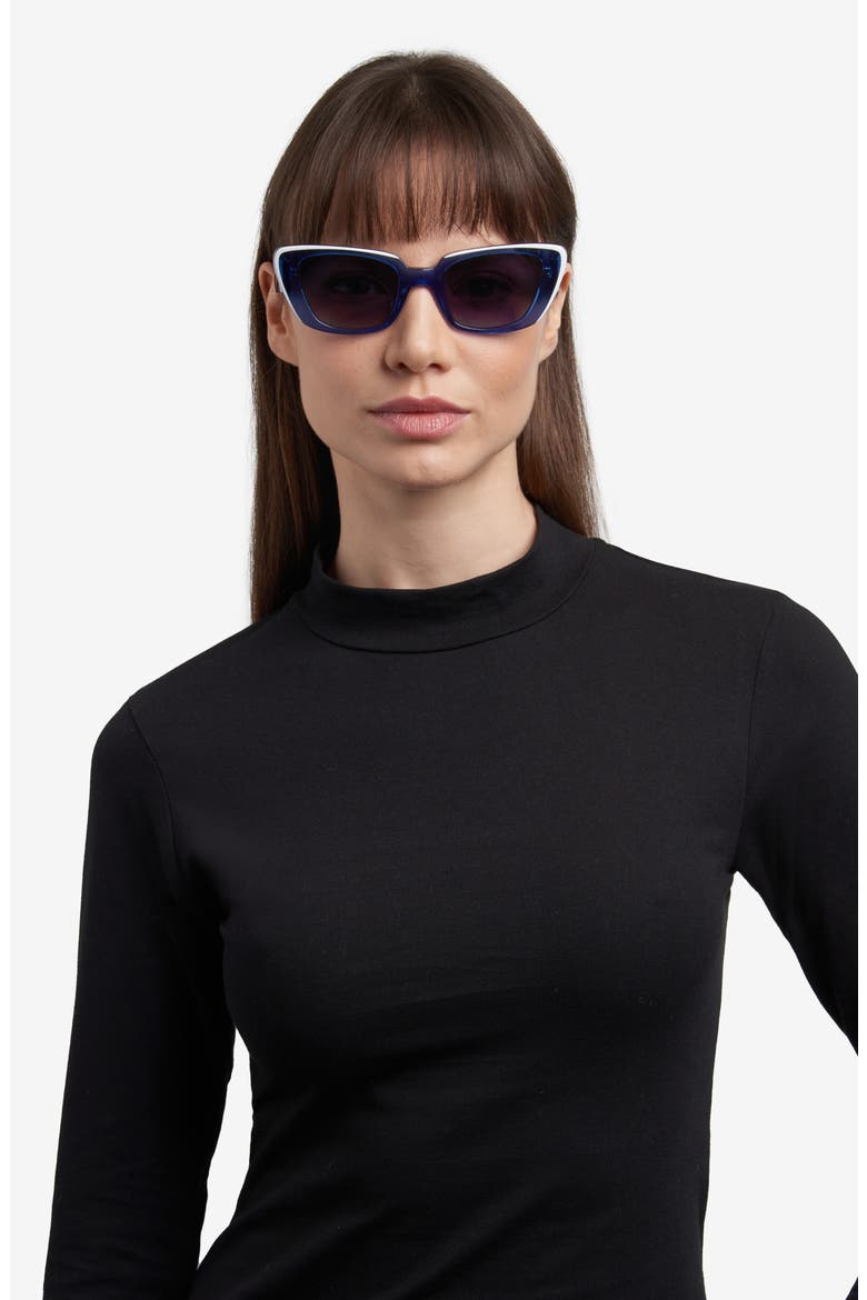 51mm fabia cat eye sunglasses, Alternate, color, 00JU-9O