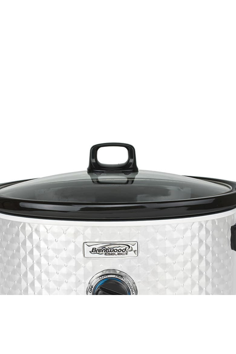 7 Quart Slow Cooker in White, Alternate, color, White