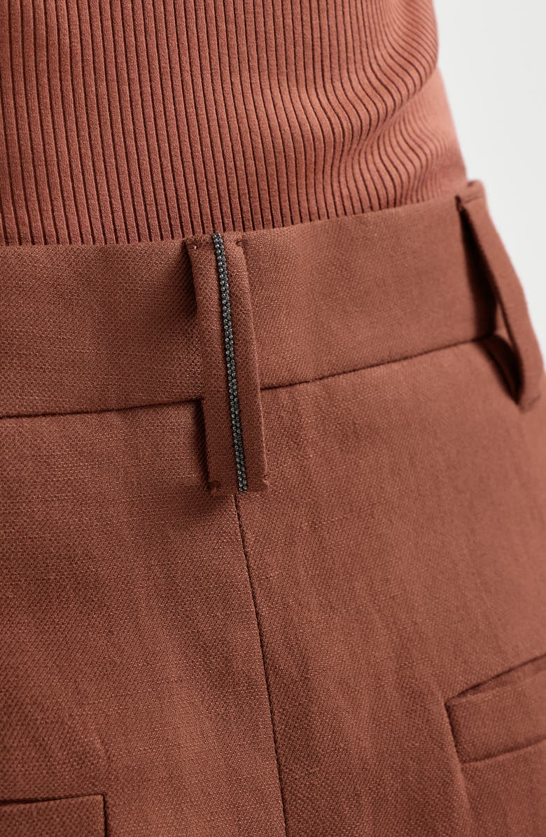 Brunello Cucinelli Sartorial Bermuda shorts, Alternate, color, Orange