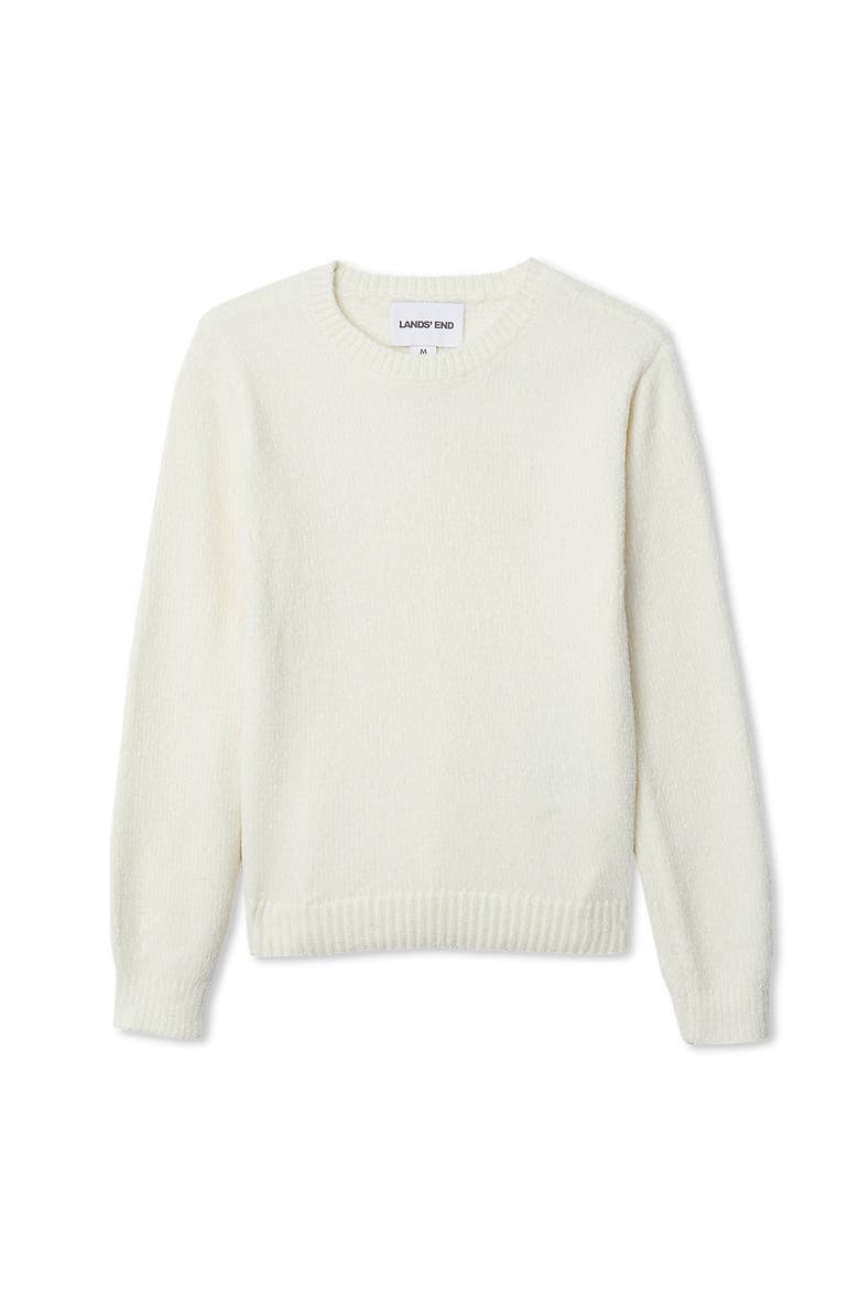 Girls Chenille Sweater, Main, color, Ivory