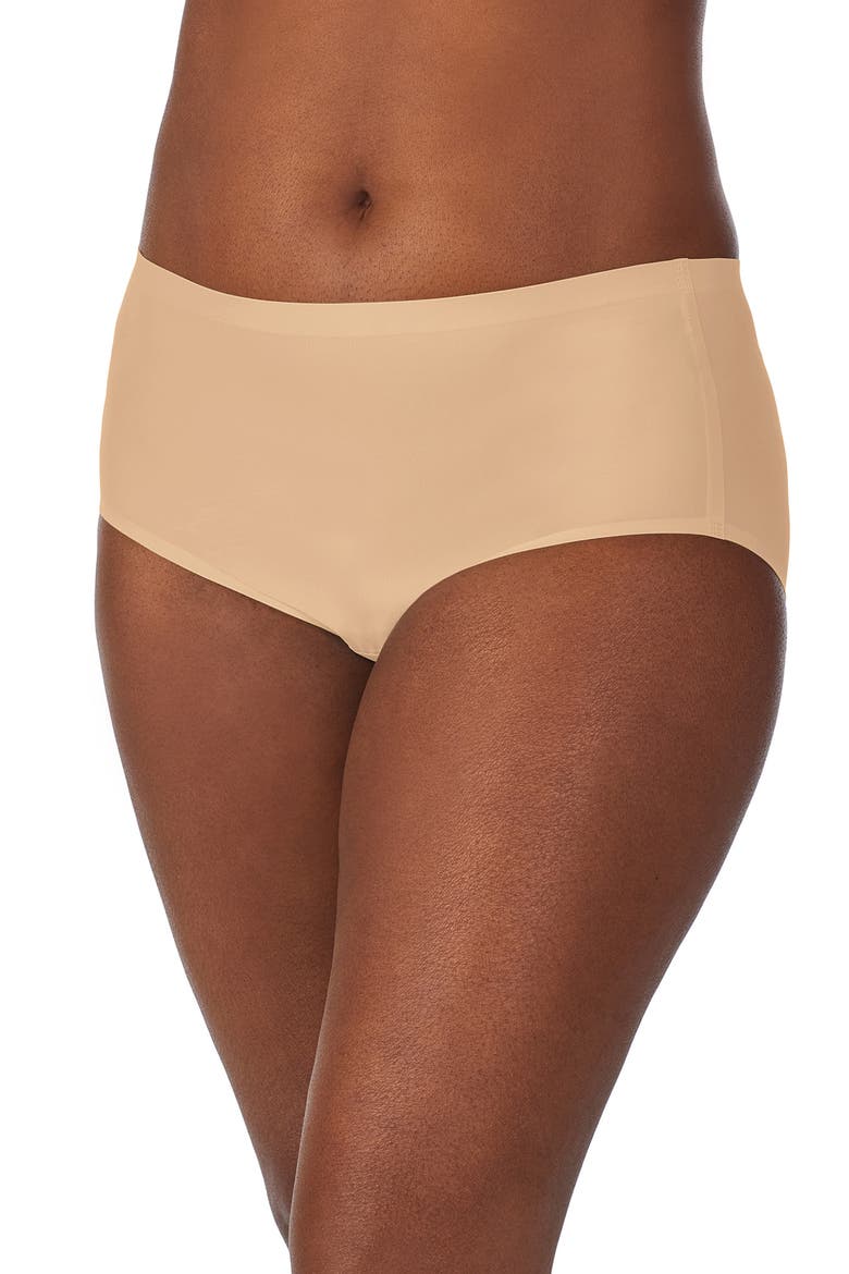 Smooth Shape Leak Resistant Briefs, Main, color, NATURAL