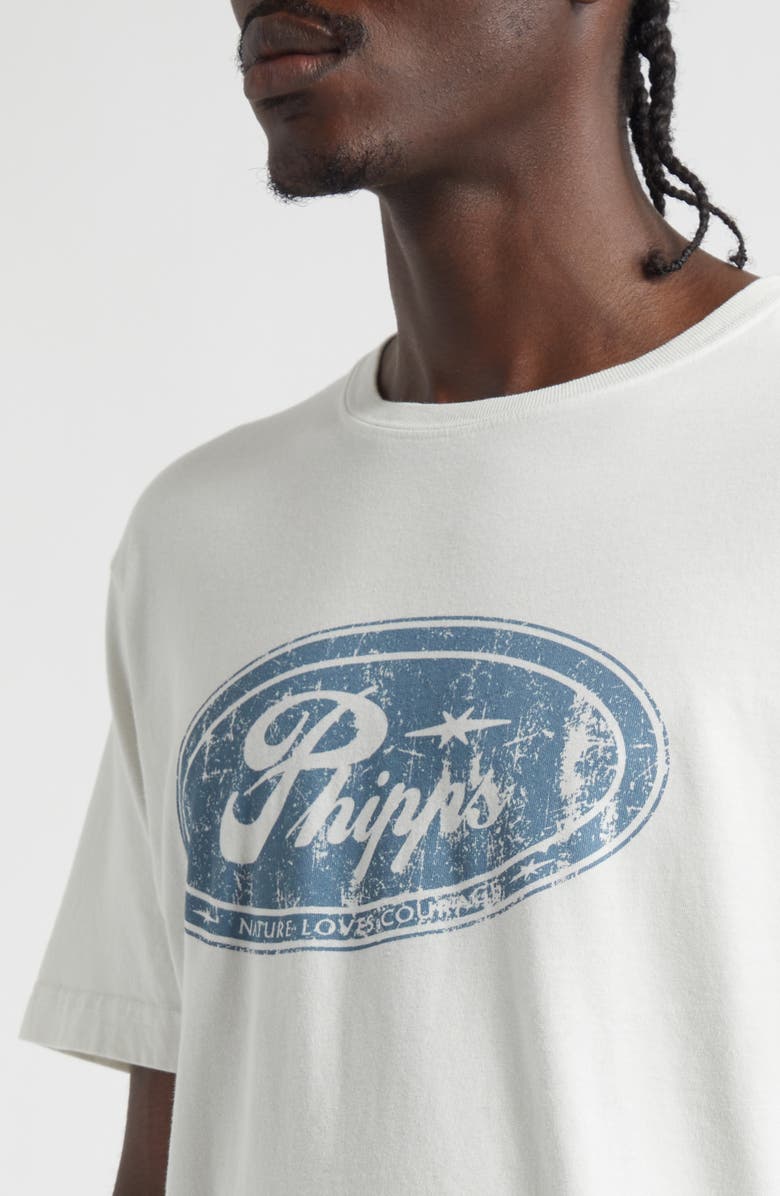 PHIPPS Trucker Logo Graphic T-Shirt, Alternate, color, White